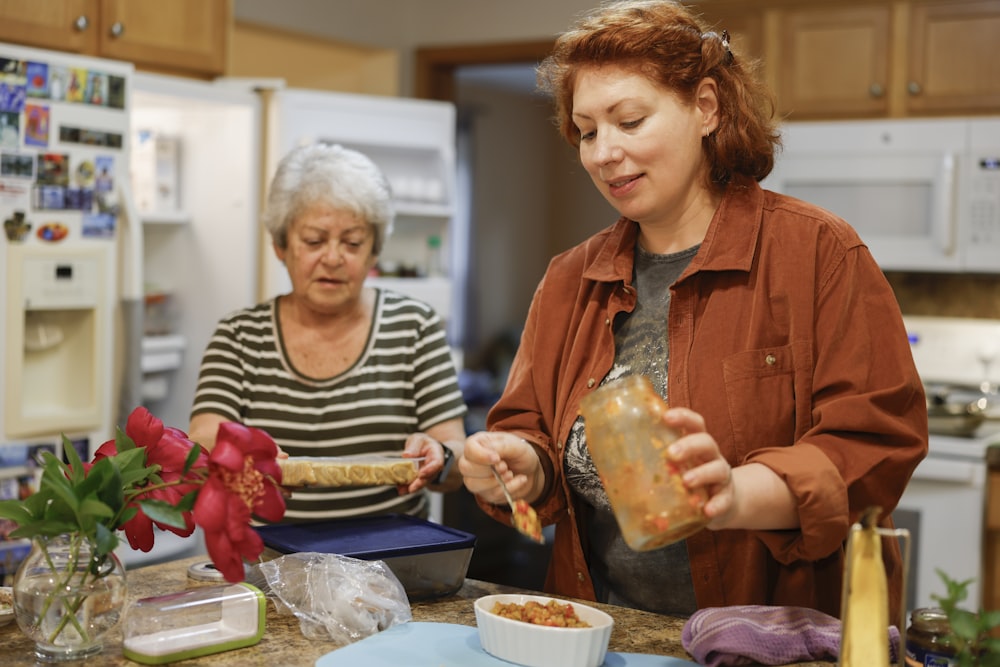 A family meal at home